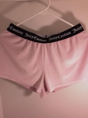 2 Pack Juicy Couture Pink & Black Soft Shorts